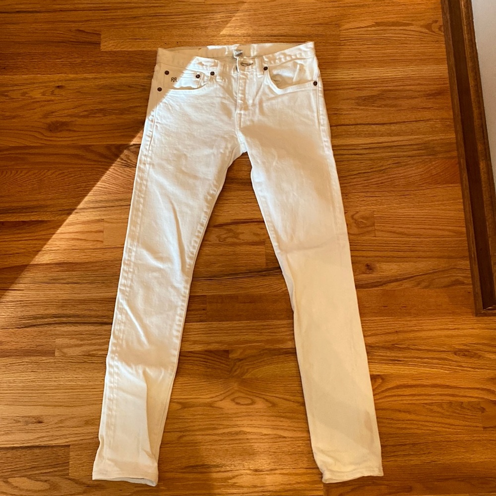 RRL Selvedge White Denim